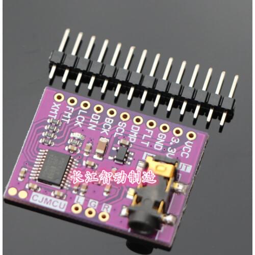 Interface I2S PCM5102 DAC Decoder GY-PCM5102 I2S Player Module For Raspberry Pi pHAT Format Board Digital PCM5102A Audio Board