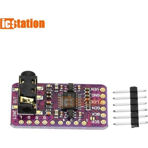 PCM5102 PCM5102A DAC Decoder Board I2S IIC Interface GY-PCM5102 I2S Player Module Audio Board For Raspberry Pi pHAT Sound Card