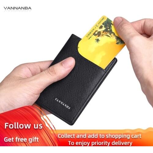 Factory Direct Price One Drop Shipping Wallet Male Card Holder For Men