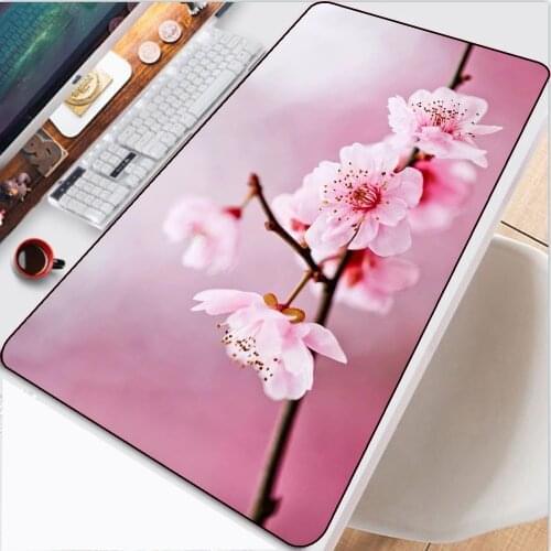 Pink Peach Mouse Pad Xxl Gamer Notebook Gameing Accessories Computer PC Keyboard Carpet Mat Office Kawaii Mouse Pad Gaming Desk