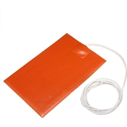 300W 220V 10x15cm Engine Oil Tank Silicone Heating Pad Practical Fuel Tank Water Tank Heating Mat Warming Accessories