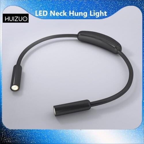 MIJIA HUIZUO LED Neck Hung Light Hands-Free Rechargeable Night Reading Lamp 2 Levels Brightness Book Light USB Charging