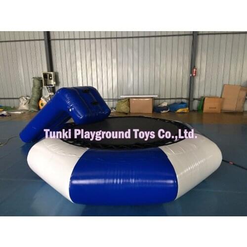 Air closed 3 meters water trampoline with slide