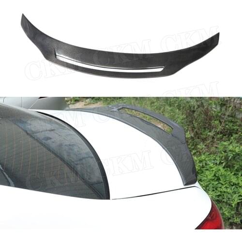 Carbon Fiber Material Rear Lip Spoiler Wings for Mercedes Benz W177 A180 A200 A220 A35 AMG Sedan 4 door 2019 2020 Auto Car Style