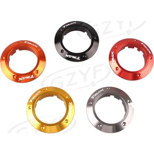 Motorcycle Ignition Switch Cover Key Switch Protector Ring for Yamaha TMAX 530 2013 2014 2015 CNC Aluminum