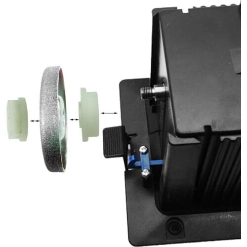 4X7B 1pc 56mm 180/360 Grit Diamond Grinding Wheel Circle Grinder Stone Sharpener Angle Cutting Wheel Rotary Tool