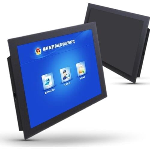 Lcd Monitor Not Touch Screen Industrial Display 12 Inch VGA HDMI TV AV DVI Buckles Mounting