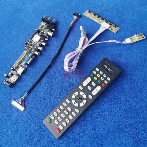 1280*800 KIT Digital Signal For B154EW09/LP154WX7 USB AV VGA HDMI-compatible Screen controller drive board LED/LCD LVDS 30-Pin