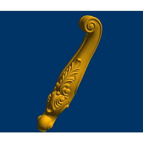 3D model STL Sofa table leg Western Furniture leg--9