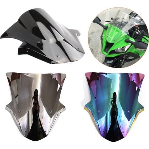 4Color Motorcycle Windshield Windscreen Fit for Kawasaki NINJA ZX10R 2011 - 2015 ZX-10R 2012 ZX 10R 2013 2014