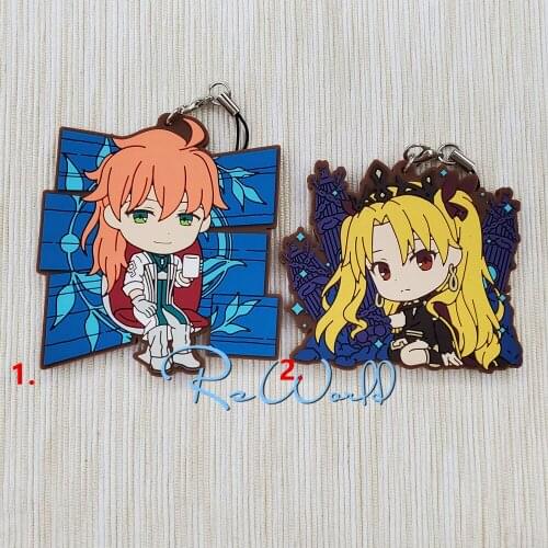 Anime Keychain Fate/Grand Order FGO Resin Rubber KeychainGift Collect Pendant
