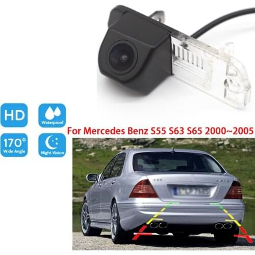 Car Reversing Camera For Mercedes Benz S55 S63 S65 2000 2002 2003 2004 2005 CCD Full HD Night Vision Waterproof Rear View Camera