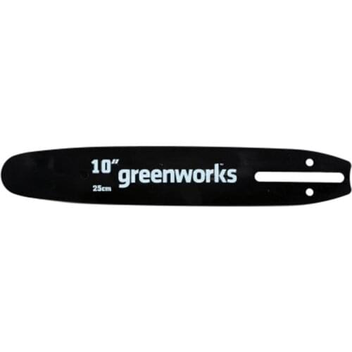 Free Shipping Greenworks 10 Inch Guide Bar For 20362 2000102 And 29052 Genuine Greenworks Replacement Part Chainsaw Accessories