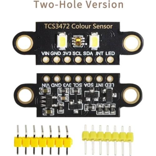 TCS34725 Color Sensor Low Power RGB Light Flora Color Sensor Development Board Two Hole Version Color Recognition Module