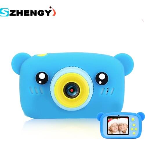 Kids Camera Cute Cartoon HD Digital Camera Children Camera Toys Birthday Gift Child Educational Toys Camera Kids Girl and boy