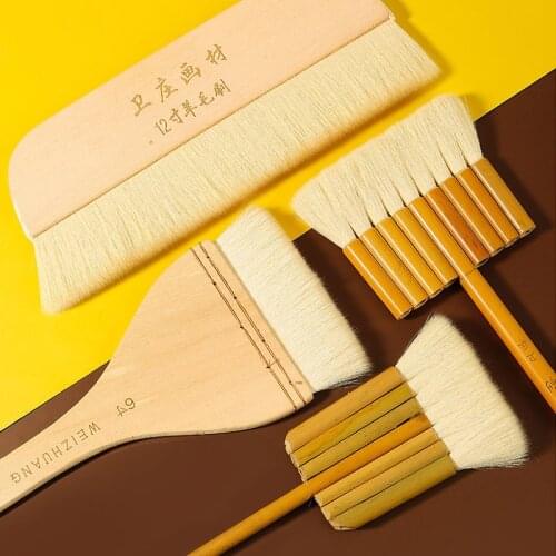 Wool hair brush 1-8 Inch brushes for painting row pen 21 pcs scrubbing brush Chinese painting of watercolor painting Shading New