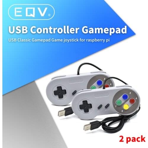 USB Controller Gamepad 2pcs Super Game Controller SNES USB Classic Gamepad Game joystick for raspberry pi