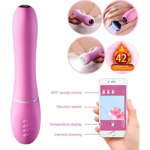 New Vibrator APP Remote Control Speculum High-Definition Camera Heated Colposcope Speculum Waterproof Lighting Beauty Massager