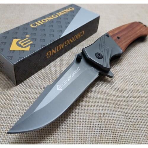 High Quality Damascus Folding Blade Hunting Knife Camping Small Straight Knives Outdoor Tactical Survival Knife Self-defense EDC