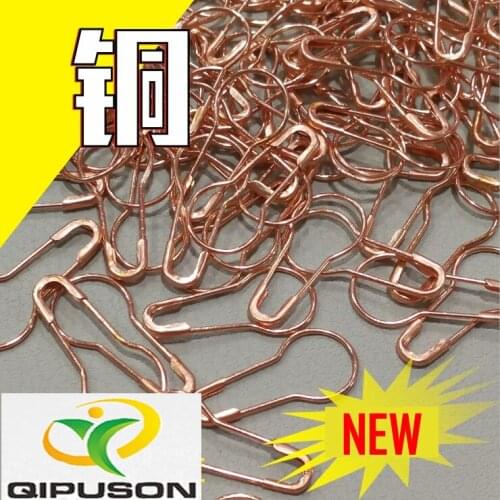 Wholesale 1000 pcs 2.1 CM Seven colors copper Gourd Pin Bulb Pin Calabash Pin Bead Needle Safety Pins DIY Accessories