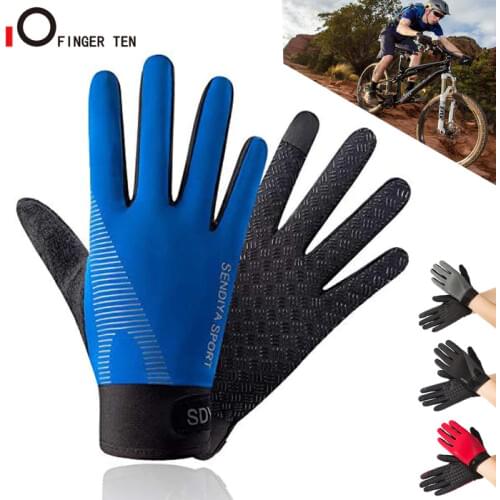 Hot Sales Breathable Men Women Cycling Gloves Full Finger Touchscreen Fitness Gym Workout Training Exercise Glove