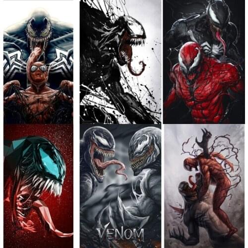 Marvel Venom Movie Posters And Prints Home Interior Decoration Canvas Painting Wall Art Retro Pictures For Living Room Decor