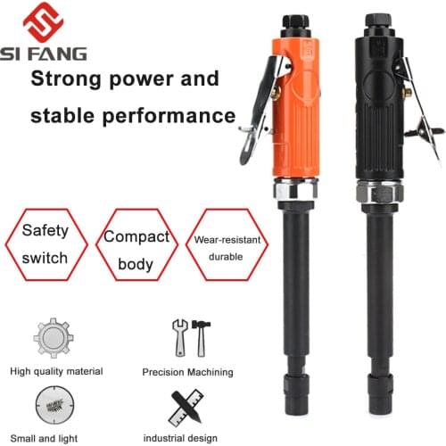 22000RPM Extended Pneumatic Air Engraving Pen Air Die Grinder Grinding Mill Engraving Tool Pneumatic Carving Machine 1/4"&1/8"