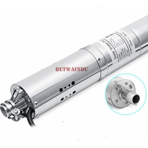 DC24V Solar Powered Bore Screw Pump Submersible Pump 3000L/H 20M Head Solar Well Pump