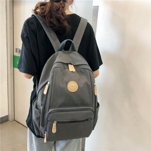 Casual Women Backpack Female Waterproof Nylon Schoolbag Student Book Bag waterproof School Backpacks for Teenager Gilrs A111702