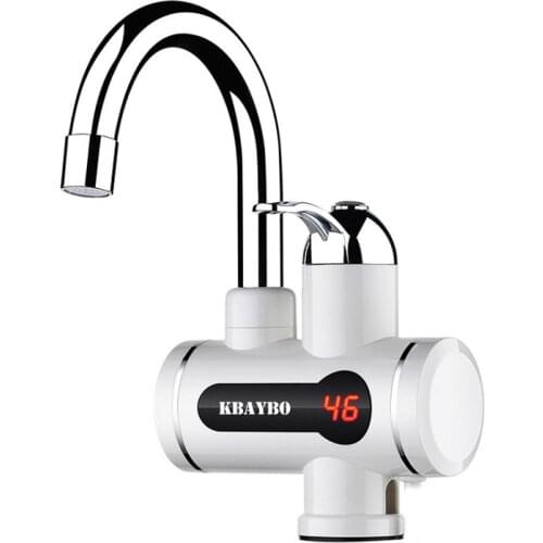 3000W Tankless Water Heater Tap,Kitchen Faucet Instant Water Water Heaters Faucet 3 Seconds Instantaneous Heating