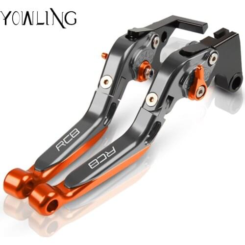 Motorcycle Extendable Adjustable Handle Levers Brake Clutch Lever For RC8 / R 2009 2010 2011 2012 2013 2014 2015 2016
