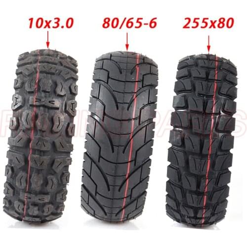 For Speedual Grace 10 Zero 10X Kugoo M4 Pro Tire 10x3 Inch Off-Road Inner Outer Tire 255x80 Tire Electric Scooter 80/65-6