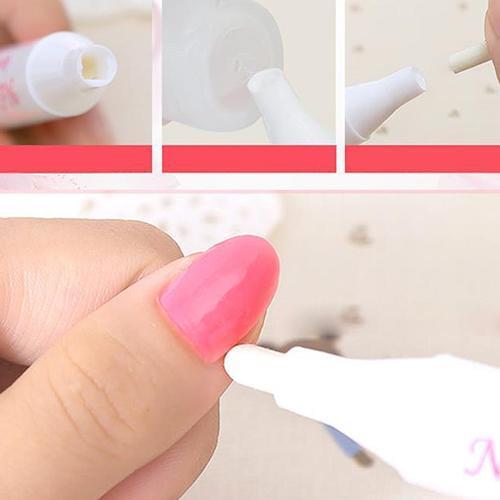 1 Pc Women Nail Art Polish Corrector Pen Remover Mistakes Cleaner with 3 Tips