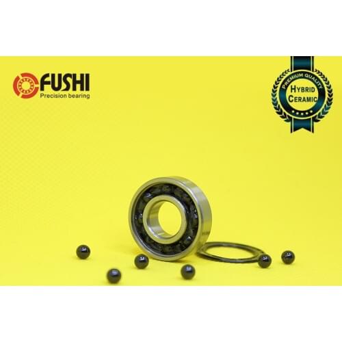 6001RS Hybrid Ceramic Bearing 12*28*8 mm ABEC-5 1PC Bicycle Bottom Brackets & Spares 6001 RS 2RS Si3N4 Ball Bearings 6001-2RS