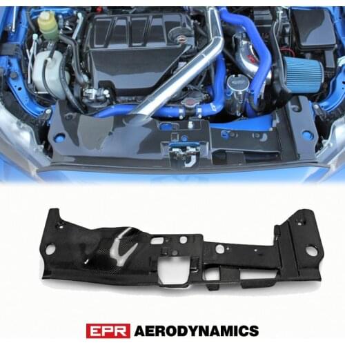 Car Accessoires For Mitsubishi Evolution EVO 10 Carbon Fiber OEM Cooling Panel Lancer X Glossy Fibre Engine Cover Body Kit Trim