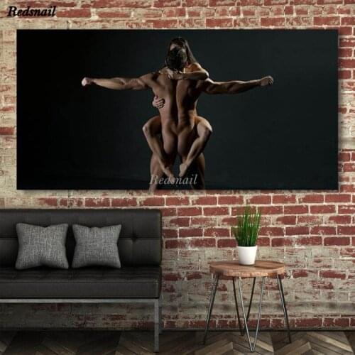 Large 5D DIY Diamond Painting Sexy couple Full Drill Rhinestone Patterns bead Embroidery for Creative Bar Washroom Decor EE1031