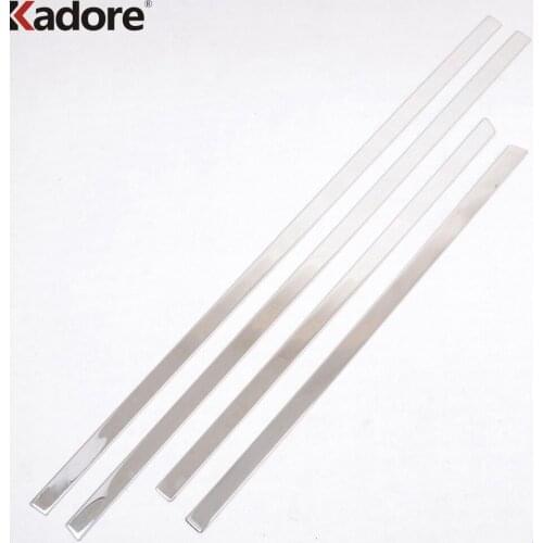 For Chevrolet Trax Tracker 2014 2015 2016 2017 2018 Stainless Steel Side Door Trim Molding Strip Panel Stream Car Accessories