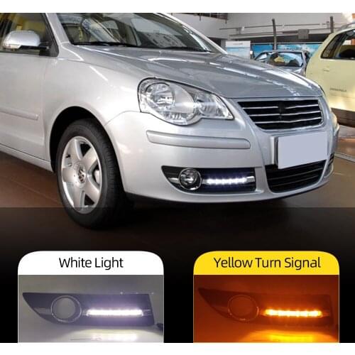 CSCSNL 1 Pair LED DRL Daytime Running Light Driving Daylight lamp car Styling For Volkswagen Polo 9n3 2005 2006 2007 2008 2010
