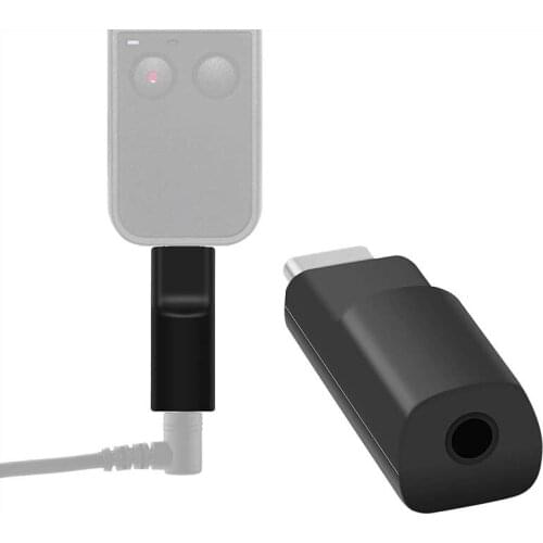 Osmo Pocket Microphone Adapter, USB-C to 3.5mm Audio Adapter Mic Accessories Suit for DJI Osmo Pocket Replacement Parts