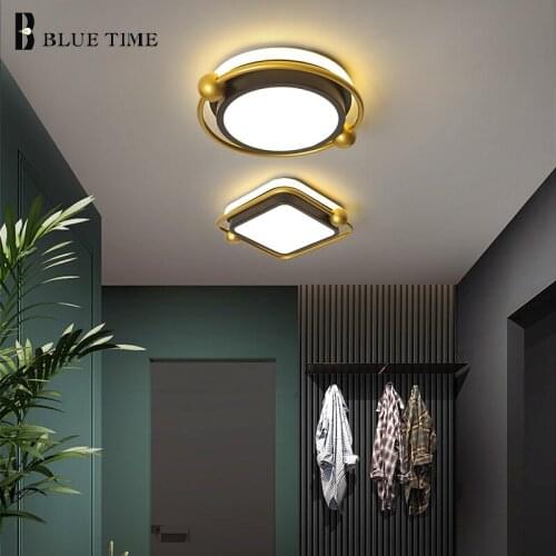 Modern Design Round Square LED Ceiling Light Indoor Loft Home Lamp For Bedroom Corridor Living Dining Room Aisle Fixture Lustre