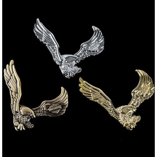 1PC 3D Metal Car Sticker Eagle Emblem Badge Auto Body Decals Motorcycle Car Decor