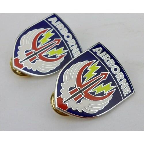 PAIR METAL SOCOM USSOCOM BADGE PIN JSOC BADGE SOCCENT BADGE-319 Military Store