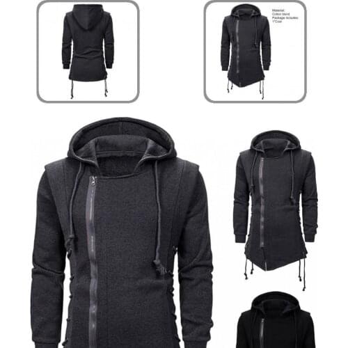 Soft Quick Drying Oblique Hem Men Coat for Winter Men Jacket Soft Quick Drying Oblique Hem Men Coat for Winter