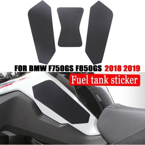 FOR BMW F750GS F850GS 2018-2019 F750 GS F850 GS Antiskid Protector Tank Pad Sticker Gas Knee Brace Traction Side 3M Decal