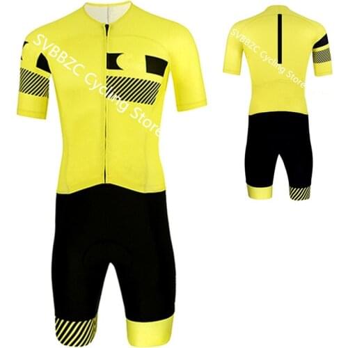 High Quality New 2019 SVBBZC Pro Cycling Skinsuit Mens Triathlon Sportwear Road Mens Cycling Clothing Ropa De Ciclismo