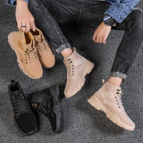 Slip casual black spring boots mens leather western casuales shoe sapatos para de leisure sale hombre 2020 boot sneakers on man