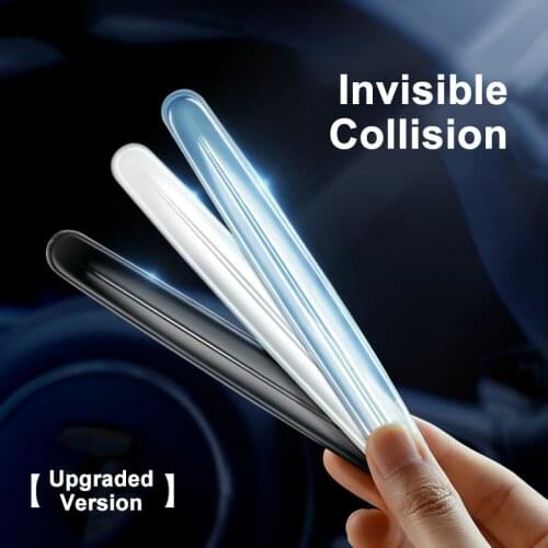 2pcs Car Door Scratch Protector Silicone Auto Edge Corner Guard Protective Bumper Sticker Vehicle Door Protector Anti-collision