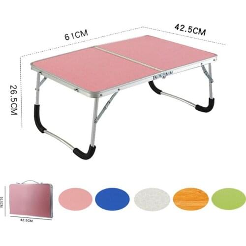 Outdoor Folding Table Camping Aluminium Alloy Picnic Table Waterproof Ultra-light Durable Folding Table Desk Laptop Tray Desk