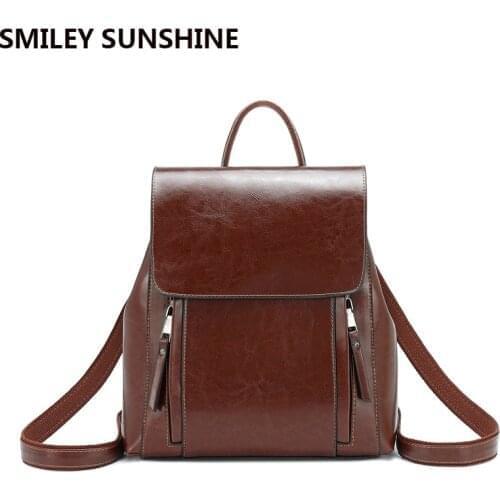 SMILEY SUNSHINE Womens Vintage Backpacks