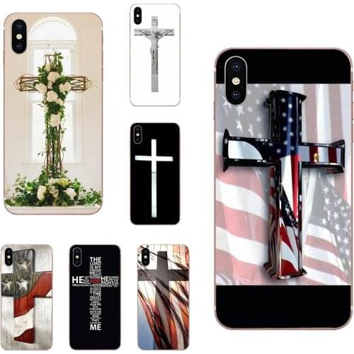 White Cross Jesus Skin Thin For LG G7 ThinQ G5 G6 K50 K40 K8 Q7 Q60 V40 V30 V20 V10 2018 Power 2 3Q Stylus